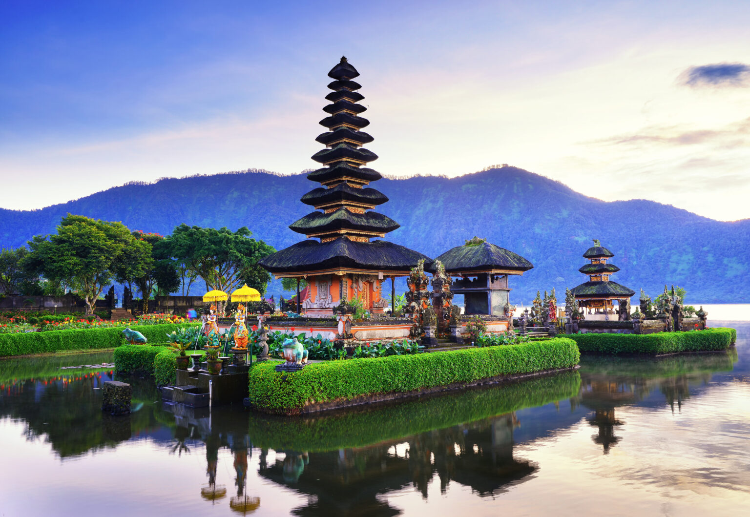 Pura,Ulun,Danu,Bratan,,Famous,Hindu,Temple,On,Bratan,Lake